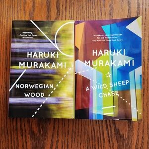 Haruki Murakami Book Bundle - Norwegian Wood, A Wild Sheep Chase